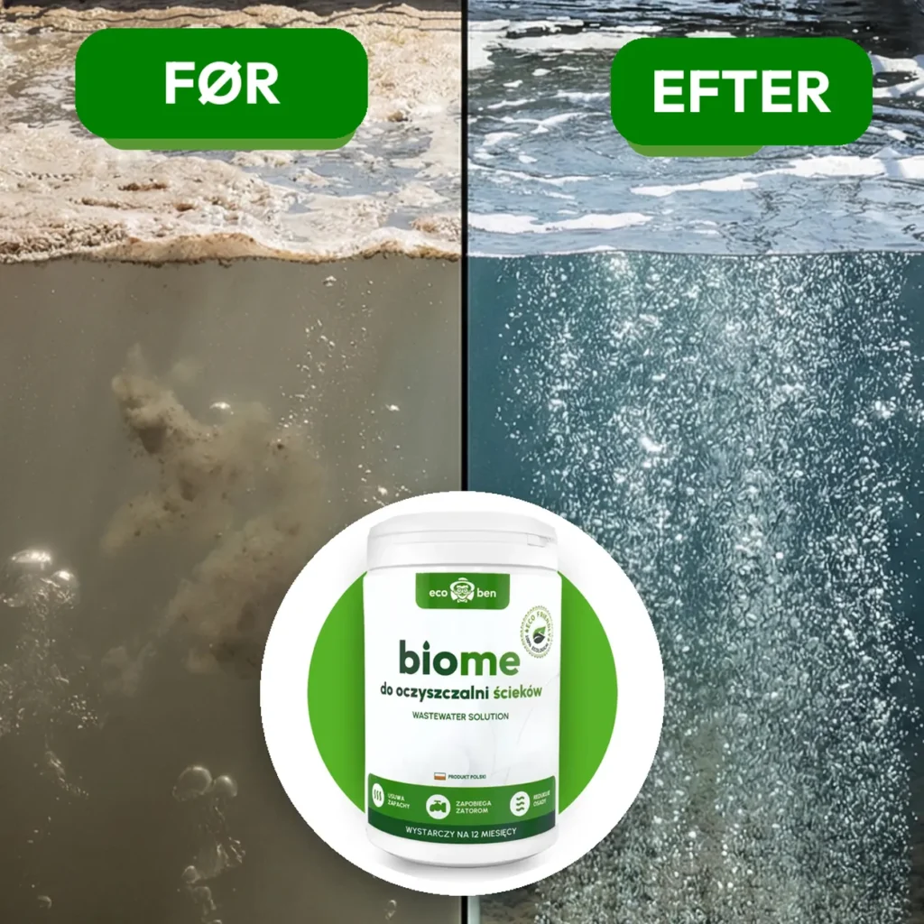 Før og efter: BioMe Wastewater Solution