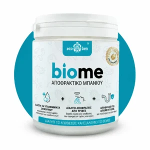 BioMe Βιολογικό αποφρακτικό μπάνιου 500 g για ντουζιέρα, μπανιέρα και νιπτήρα