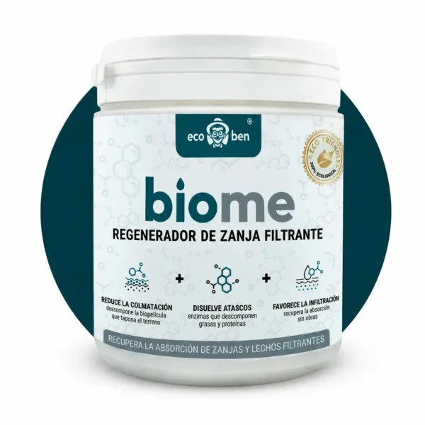 BioMe Regenerador de zanja filtrante, bacterias para recuperar la zanja 600 g