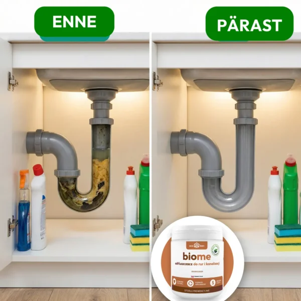 BioMe Drain Easer bioloogiline rasvaeemaldaja torudele ja kanalisatsioonile 300 g