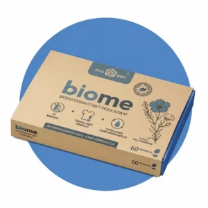 BioMe-pesuliuskat, bioentsymaattinen pyykinpesuaine