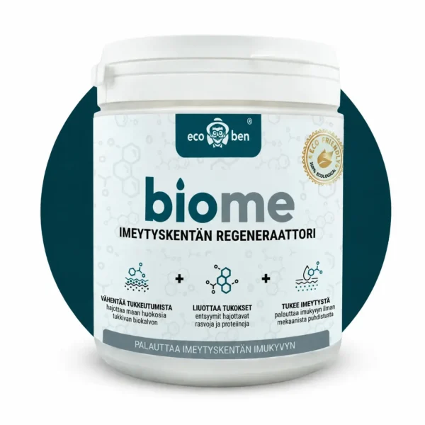 BioMe imeytyskentän regeneraattori, imeytystä palauttavat bakteerit, 600 g
