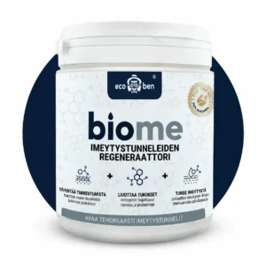 BioMe imeytystunneleiden regeneraattori, imeytystä palauttavat bakteerit, 600 g