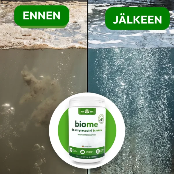 BioMe Wastewater Solution bakteerit pienpuhdistamoon