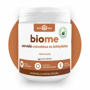 BioMe Drain Easer biológiai zsíroldó csövekhez és lefolyókhoz, 300 g
