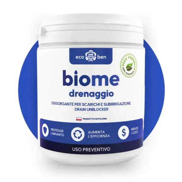 BioMe Drain Unblocker, disgorgante biologico per tubi di subirrigazione 600 g