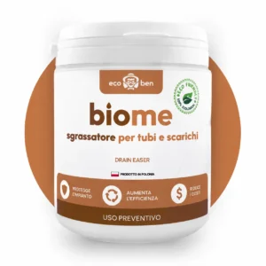 BioMe Drain Easer, sgrassatore biologico per tubi e scarichi 300 g