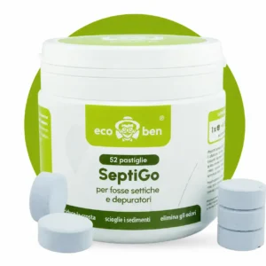 Pastiglie SeptiGo per fosse settiche e depuratori