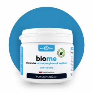 BioMe Starter Care aktyvatorius nuotekų valymo įrenginiams ir septikams 300 g