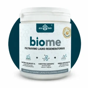 BioMe filtravimo lauko regeneratorius, bakterijos filtravimo laukui atkurti 600 g