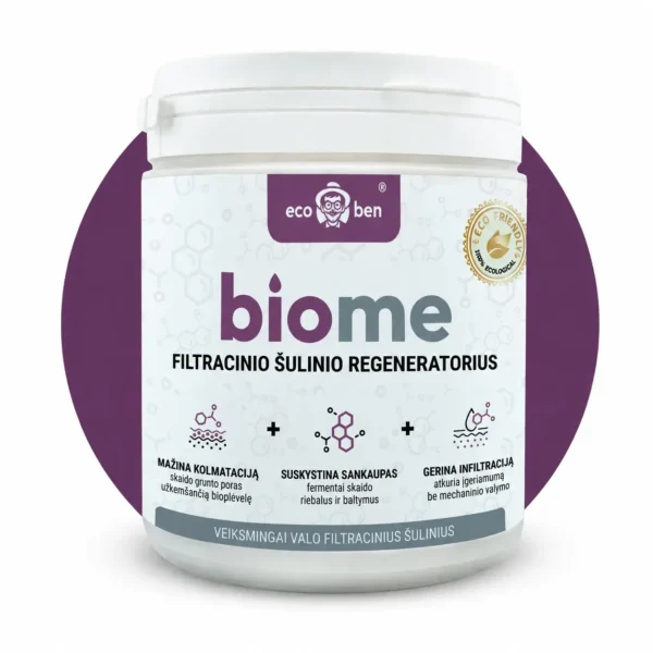 BioMe filtracinio šulinio regeneratorius, bakterijos filtraciniam šuliniui atkurti 600 g