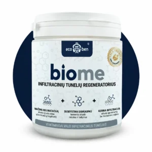 BioMe infiltracinių tunelių regeneratorius, bakterijos tuneliams atkurti 600 g