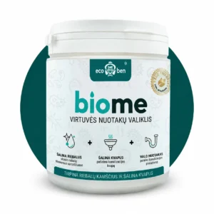 BioMe biologinis virtuvės nuotakų valiklis 500 g kriauklėms, riebalams ir maisto likučiams