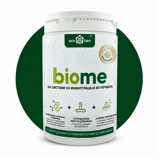 BioMe за системи со инфилтрација во почвата, бактерии за дренажни полиња и упивачки бунари