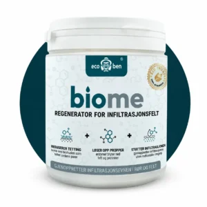 BioMe Regenerator for infiltrasjonsfelt, bakterier som gjenoppretter infiltrasjonen, 600 g