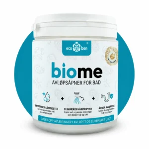 BioMe biologisk avløpsåpner for bad 500 g: dusj, badekar og servant