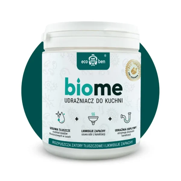 BioMe Mutfak için Biyolojik Gider Açıcı 500 g: Evye, Yağ ve Yemek Artıkları